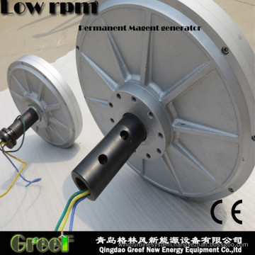 Low Torque Coreless Disc Permanent Magnet Generator by Wind Power